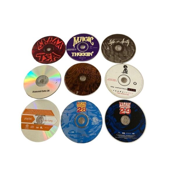 Random CD Lot of 8 Rap Pop Notorious Big Wu Tang Now 28 29 Reggae - Picture 3 of 5